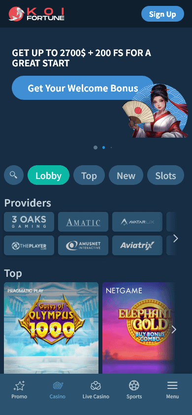 Fakta och Information om KoiFortune Casino